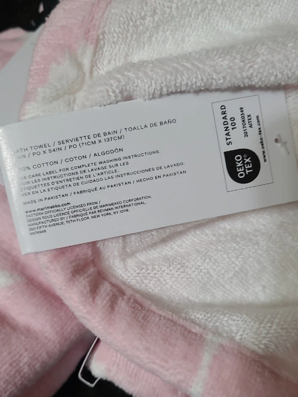 Marimekko pieces pink